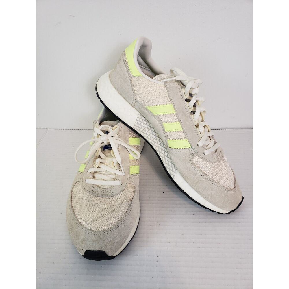 Y2K Adidas Marathon Tech Men's Shoes Size 11 Clear Brown Yellow Gray G27418